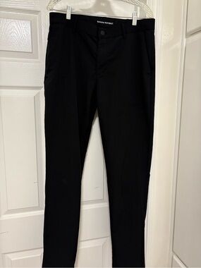 Banana Republic Men's Black Slim Dress Trousers